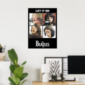 Beatles, klassieke rock,  band, Britse muziek Poster (Thuiskantoor)
