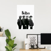 Beatles, klassieke rock,  band, Britse muziek Poster (Thuiskantoor)