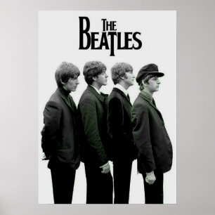 beatles, klassieke rock, vintage band, Britse muzi Poster