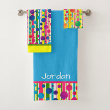 [Beatnik belletjes] Retro Polka Dot Stripe regenbo