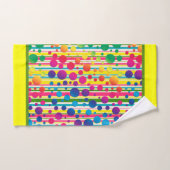 [Beatnik belletjes] Retro Polka Dot Stripe regenbo Bad Handdoek (Handdoek)
