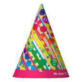 [Beatnik belletjes] Retro Polka Dot Striped roze Feesthoedjes (Links)