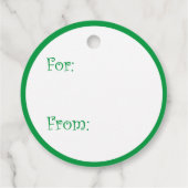 [Beatnik Bubbles] Retro Polka Dot Striped Green Bedankjes Labels (Achterkant)