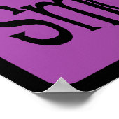 Beatnik Jazz Saxophone Player Poster (Hoek)