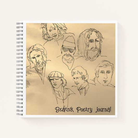Beatnik Poetry Journal Notitieboek (Voorkant)