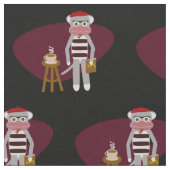 Beatnik Sock Monkey Stof (Close Up)