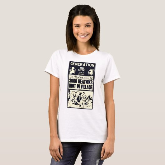 Beatniks Riot. T-shirt (Voorkant volledig)