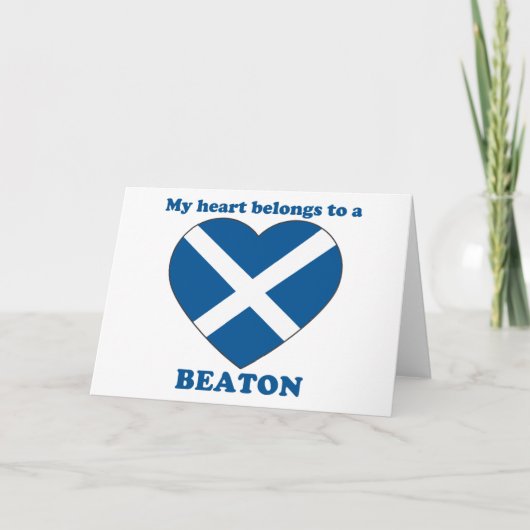 Beaton Feestdagen Kaart (Voorkant)