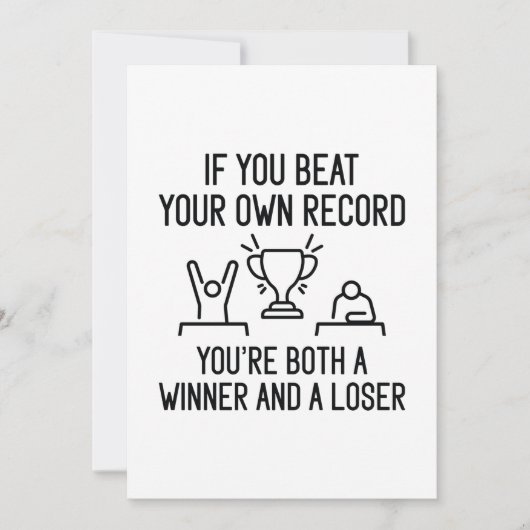 Beatrecord Bedankkaart (Voorkant)