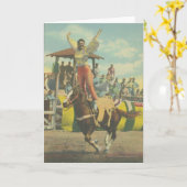 Beatrice Cooper doet een Romeinse standaard. Kaart (Gele Bloem)