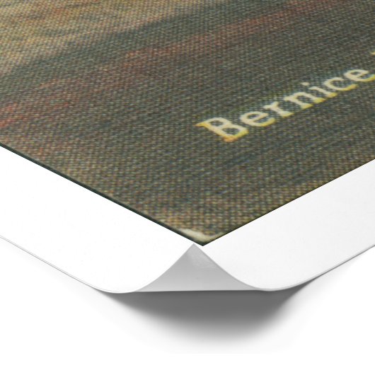 Beatrice Cooper doet een Romeinse standaard. Poster (Hoek)