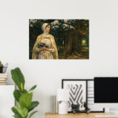 Beatrice door John William Waterhouse Poster (Thuiskantoor)