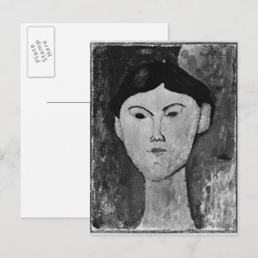 Beatrice Hastings c.1914-15 Briefkaart (Voorkant / Achterkant)