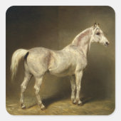 Beatrice'' Vierkante Sticker (Voorkant)