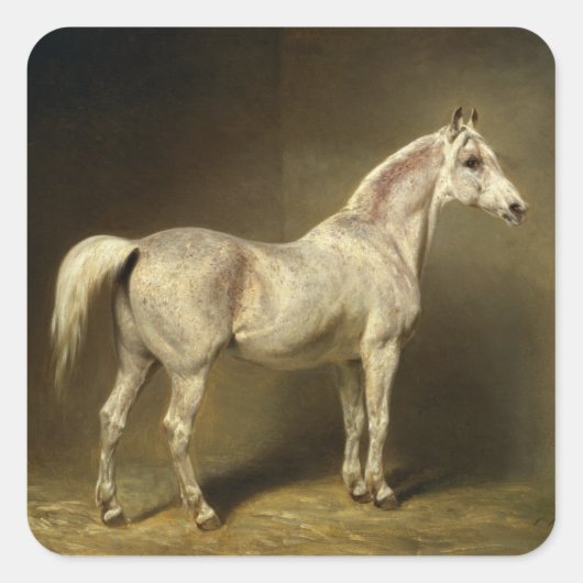 Beatrice'' Vierkante Sticker (Voorkant)