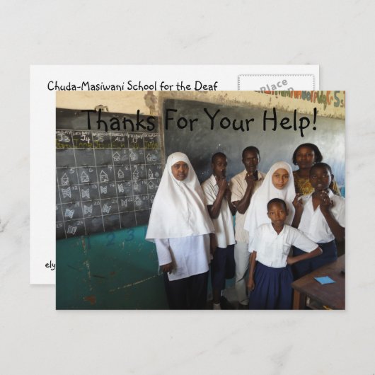 Beatrice's Class Postcard Briefkaart (Voorkant / Achterkant)