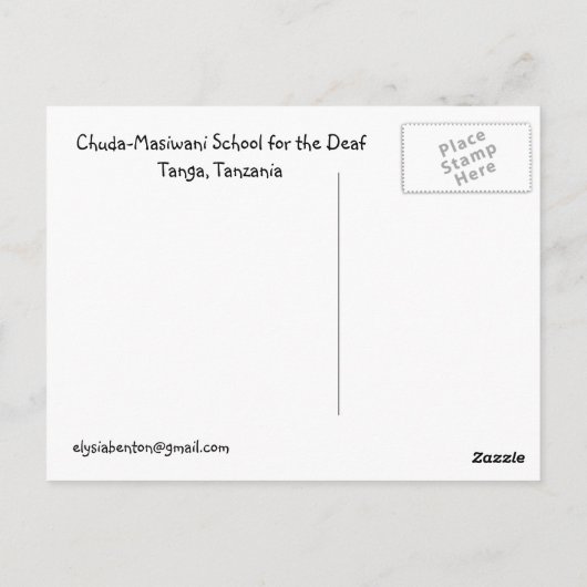 Beatrice's Class Postcard Briefkaart (Achterkant)