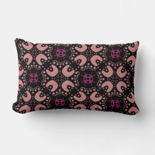 Beatrix Design is roze en zwart Kussen