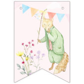 Beatrix Peter het Konijn Baby shower Vlaggetjes (Eerste vlag)