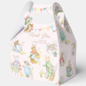 Beatrix Peter het Konijn Woodland Baby shower Bedankdoosjes (Achterkant)