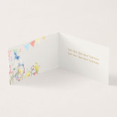 Beatrix Peter het Konijn Woodland Baby shower Kaart (Binnen)