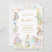 Beatrix Peter het Konijn Woodland Baby shower Kaart (Voorkant)