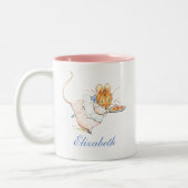 Beatrix Potter Appley Dapply Mouse Tweekleurige Koffiemok (Links)