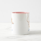 Beatrix Potter Appley Dapply Mouse Tweekleurige Koffiemok (Center)