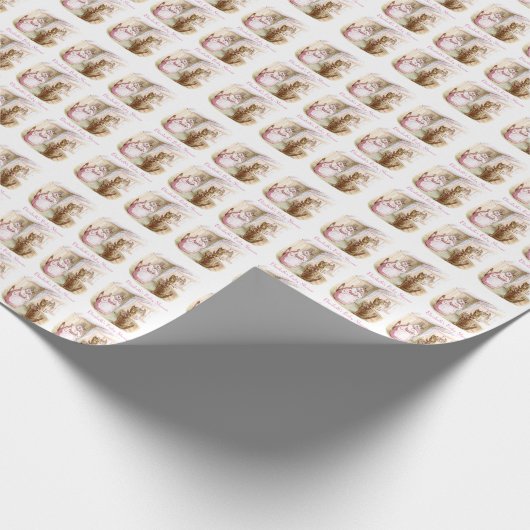 Beatrix Potter, Baby shower, Aangepast Cadeaupapier (Hoek)