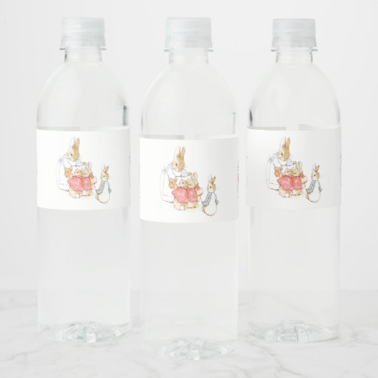 Beatrix Potter Baby shower Waterfles Etiket (Flessen)