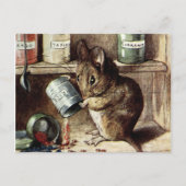 Beatrix Potter Bad Mice Spilling Rice Briefkaart (Voorkant)