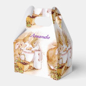 Beatrix Potter, Birthday, Paasbunny, Aangepast Bedankdoosjes (Achterkant)