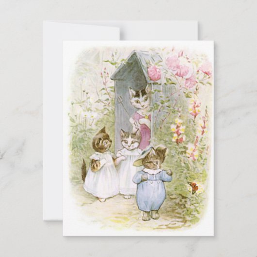 Beatrix Potter Birthday Party Invitation Kaart (Voorkant)