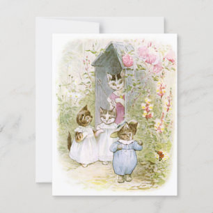 Beatrix Potter Birthday Party Invitation Kaart