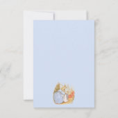 Beatrix Potter  Blank Hartelijk dank Bedankkaart (Achterkant)