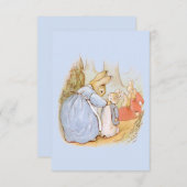 Beatrix Potter  Blank Hartelijk dank Bedankkaart (Voorkant / Achterkant)