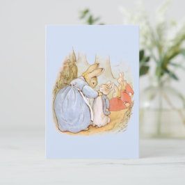 Beatrix Potter  Blank Hartelijk dank Bedankkaart