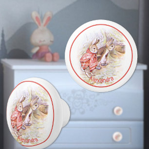 Beatrix Potter Bunnies Keramische Knop