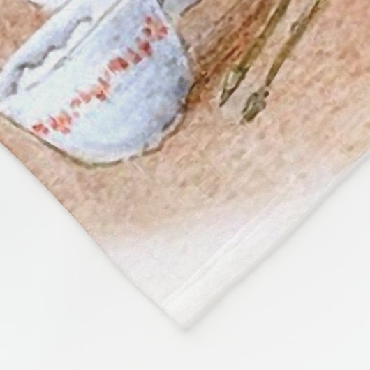 Beatrix Potter: Bunny Girl Drink Tea Fleece Deken (Hoek)