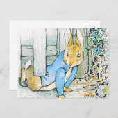Beatrix Potter - Bunny Illustration Briefkaart (Voorkant / Achterkant)