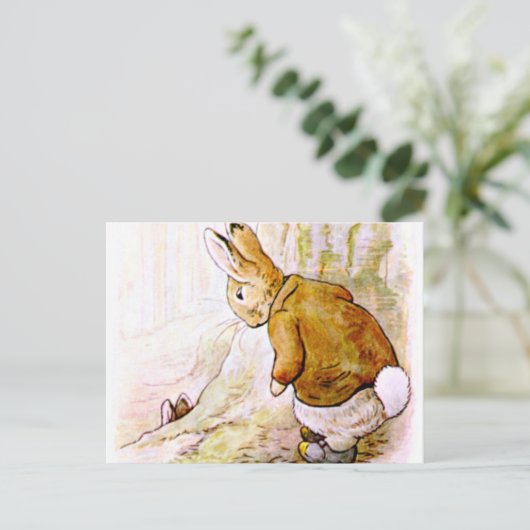 Beatrix Potter - Bunny Illustration Briefkaart (Staand voorkant)