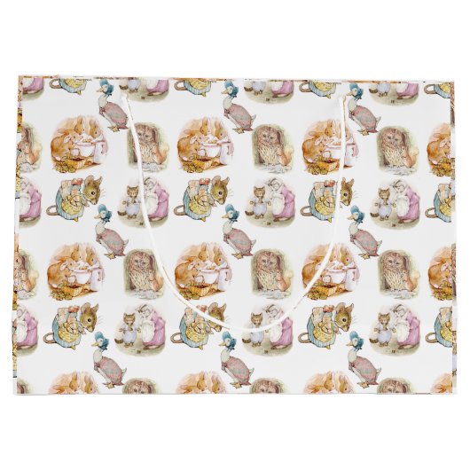 Beatrix Potter  Bunny Konijn Eend Eekhoorn Groot Cadeauzakje (Achterkant)