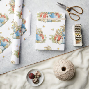 Beatrix Potter Bunny Rabbit Baby Girl Shower Cadeaupapier