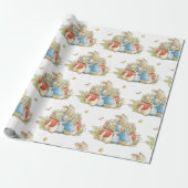 Beatrix Potter Bunny Rabbit Baby Girl Shower Cadeaupapier (Uitgerold)