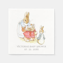 Beatrix Potter Bunny Rabbit Baby shower Servet