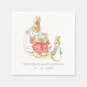 Beatrix Potter Bunny Rabbit Baby shower Servet