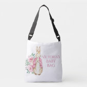 Beatrix Potter Bunny Rabbit Pink Baby Crossbody Tas (Voorkant)