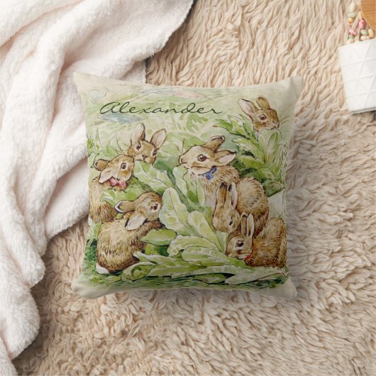 Beatrix Potter Bunny-Sierkussen Kussen (Deken)