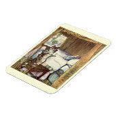 Beatrix Potter Cat Serving Tea Magneet (Linkerzijde)