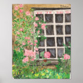 Beatrix Potter cottage garden poster (Voorkant)